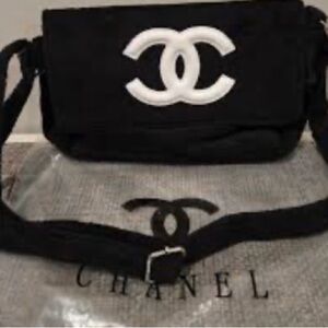 Chanel Black and White Crossbody Bag (VIP gift with purchase!)
